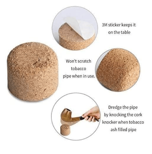 Pipe Ashtray Cork Knocker