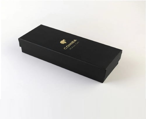 حافظة سيجار جلد بني ثنائي COHIBA Brown Leather Cig...