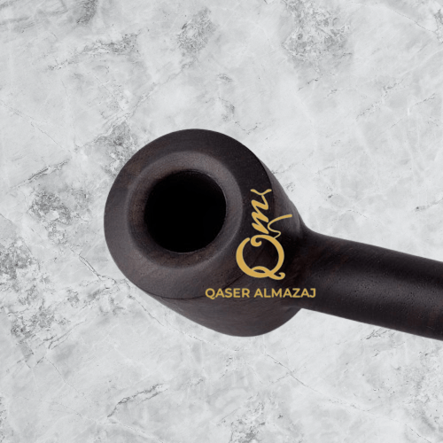 غليون خشب أبانوس MUXIANG Ebony Wood 163 HT Pipe