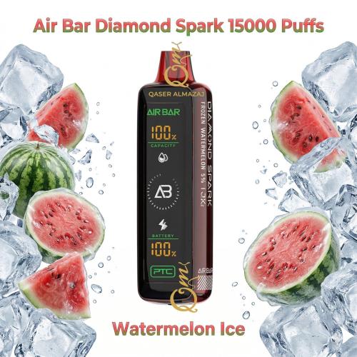 سحبة جاهزة بطيخ مثلج AIR BAR DIAMOND Spark Waterme...