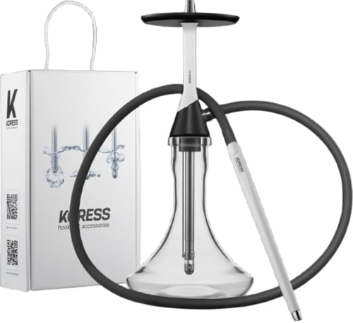 شيشة كوريس ابيض SHISHA KORESS K2 White