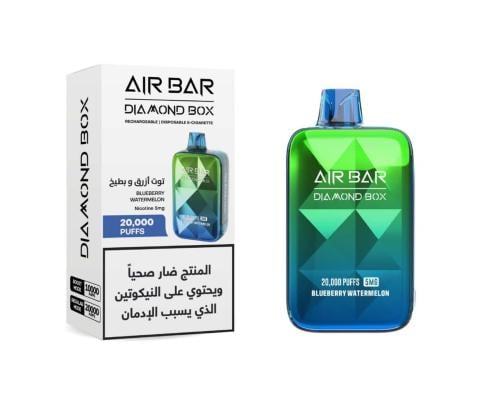 سحبة جاهزة بطيخ بلوبيري AIR BAR DIAMOND BOX Bluebe...