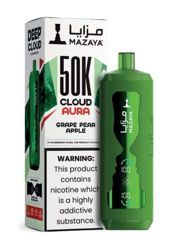 سحبة شيشة مزايا جاهزة عنب كمثري تفاح Mazaya Cloud...