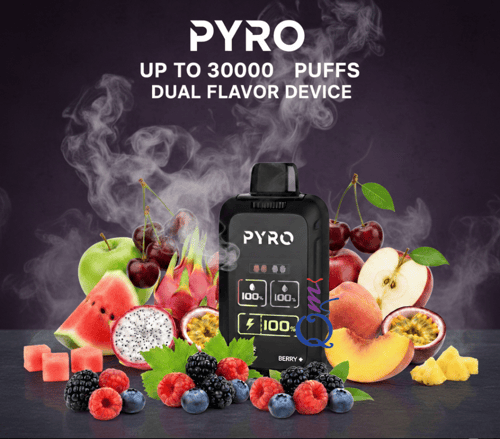 سحبة جاهزة بايرو نعناع منعش / تفاح PYRO DUO Cool M...