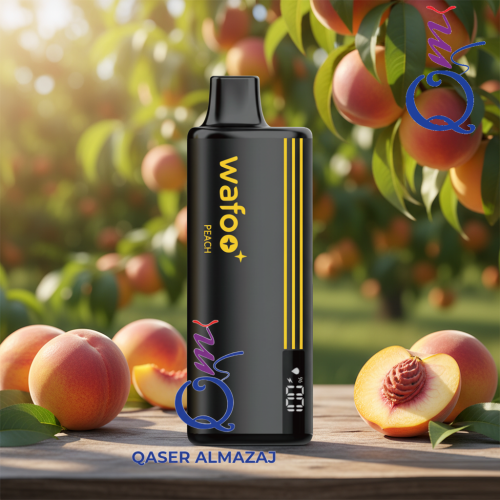 سحبة جاهزة وافو خوخ Wafoo Peach 16000 Puffs Dispos...