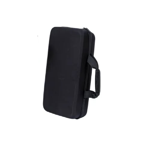 شيشة سفري عبير ذهبي اسود مقاس صغير & شنطة RM006