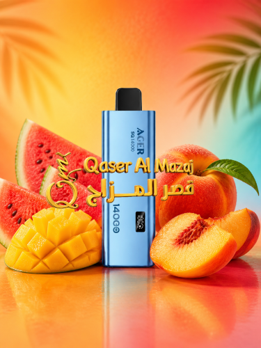 AGER SQ Peach Mango Watermelon 14000 Puffs Disposa...