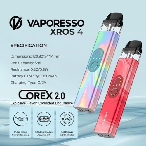 جهاز سحبة فابريسو الجيل Vaporesso XROS 4