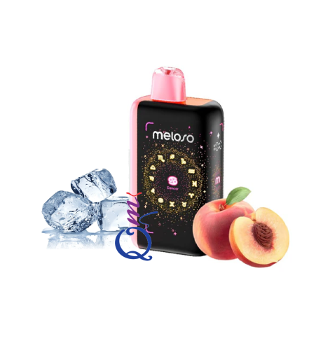 سحبة جاهزة خوخ منعش ايس GEEK BAR MELOSO Juicy Peac...