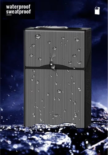 حافظة سجائر "دخان" مع ولاعة علوية