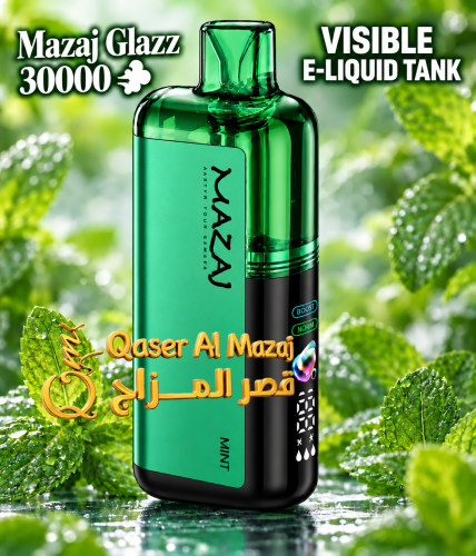 Mazaj Glazz Mint 30000 Puffs Disposable