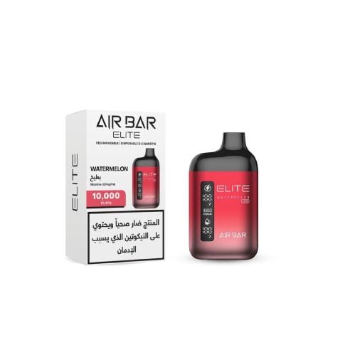 سحبة جاهزة بطيخ AIR BAR ELITE Watermelon 10000 Puf...