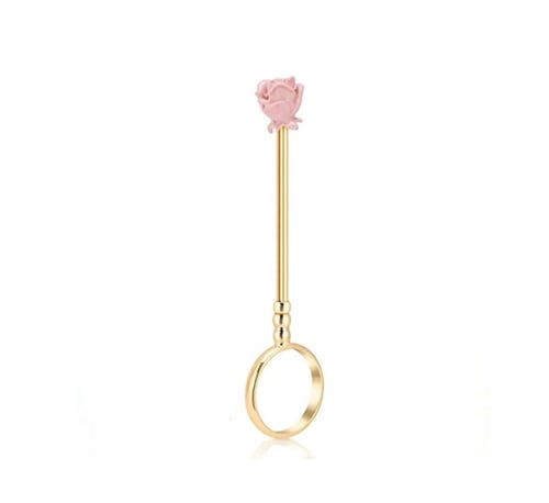Cigarette Holder Ring Rose