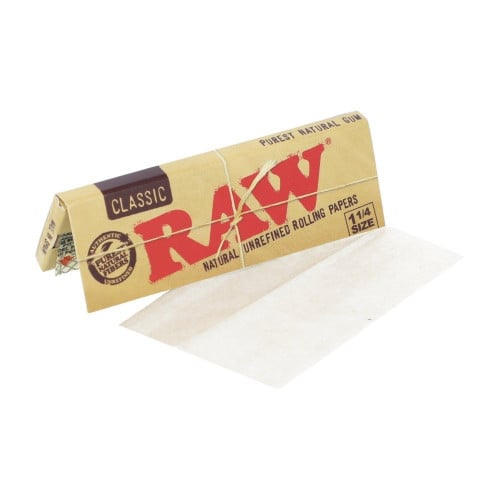 ورق لف راو كلاسيك حجم RAW Rolling Paper Brown Clas...