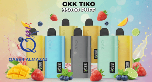 سحبة جاهزة عنب ايس OKK TIKO Grape Ice 35000 Puffs...