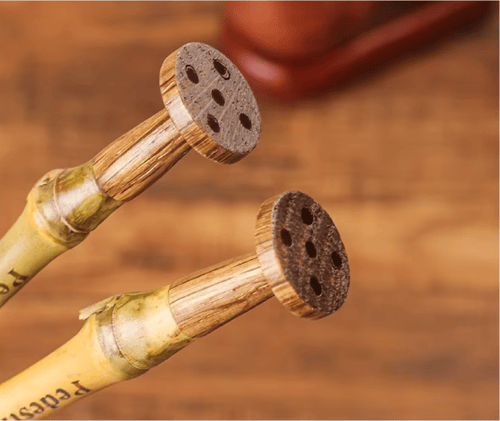 Tobacco Pipe Pressure Pressing Wood Base