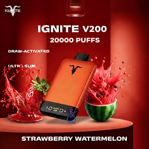 سحبة جاهزة فراولة بطيخ ايس IGNITE Ultra Slim V200...