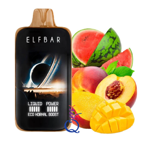 سحبة جاهزة مانجو خوخ بطيخ Elf Bar Moon Night 40000...