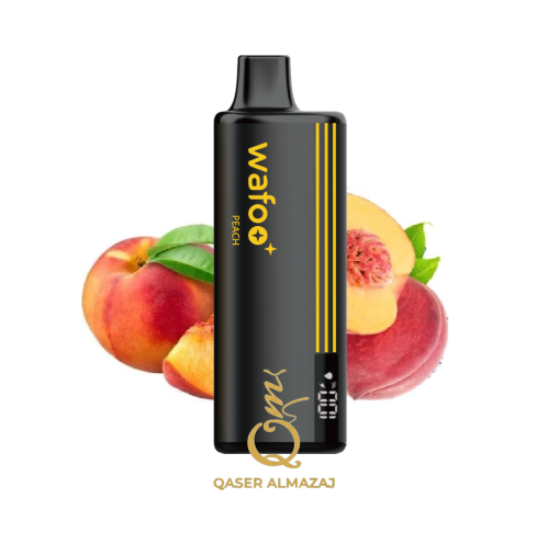 سحبة جاهزة وافو خوخ Wafoo Peach 16000 Puffs Dispos...