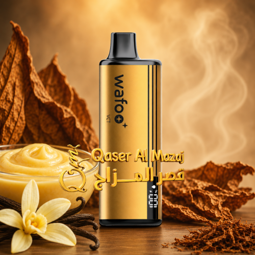 سحبة جاهزة وافو توباكو فانيلا كاسترد Wafoo VCT 160...
