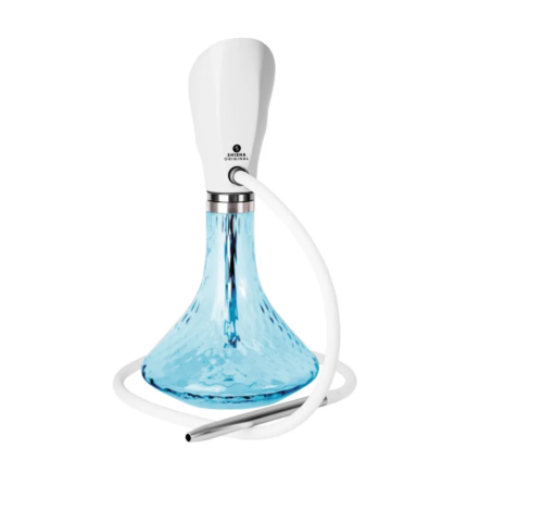 Original Shisha Mood White Blue Vase