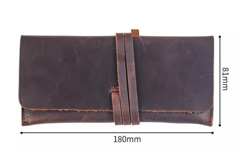 محفظة غليون جلد طبيعي Genuine leather pipe Case