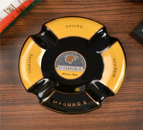 طفاية سيجار COHIBA Cigar Round Larg Ashtray