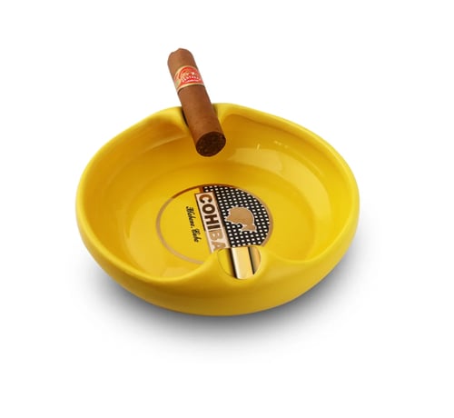 طفاية سيجار COHIBA Cigar Round Medium Ashtray