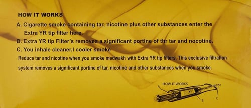 فلتر إكسترا اسود Extra YR Filter "Tip" Black