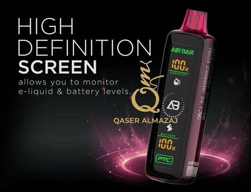 سحبة جاهزة فراولة بطيخ AIR BAR DIAMOND Spark Straw...