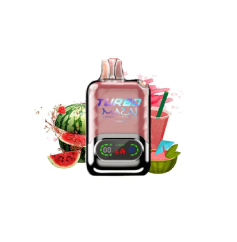سحبة جاهزة لوش ايس MAZAJ Turbo Lush Ice 15000 Puff...