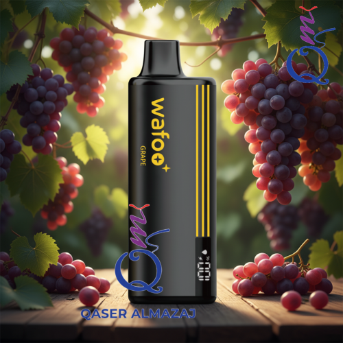 سحبة جاهزة وافو عنب Wafoo Grape 16000 Puffs Dispos...