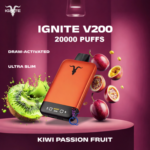 سحبة جاهزة كيوي باشن فروت جوافه IGNITE Ultra Slim...