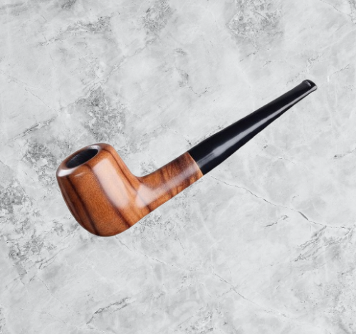 غليون خشب الحرير الذهبي Classic Straight Vintage G...