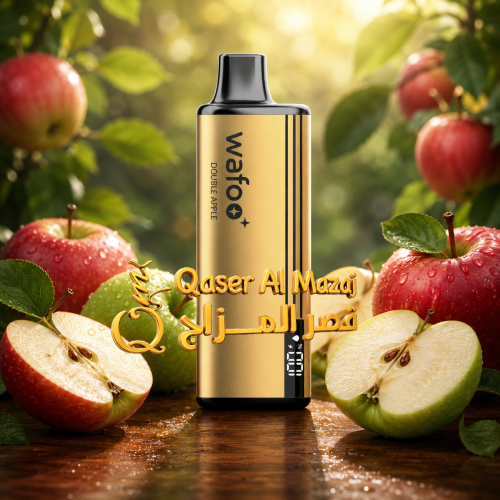 سحبة جاهزة وافو تفاحتين Wafoo Double Apple 16000 P...
