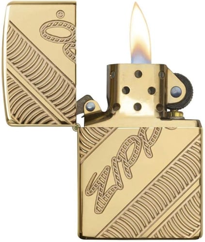 Zippo Lighters Coiled Gold