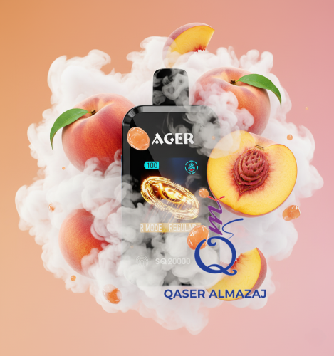 سحبة جاهزة اجير خوخ ماكس AGER SQ Peach Max 20000 P...
