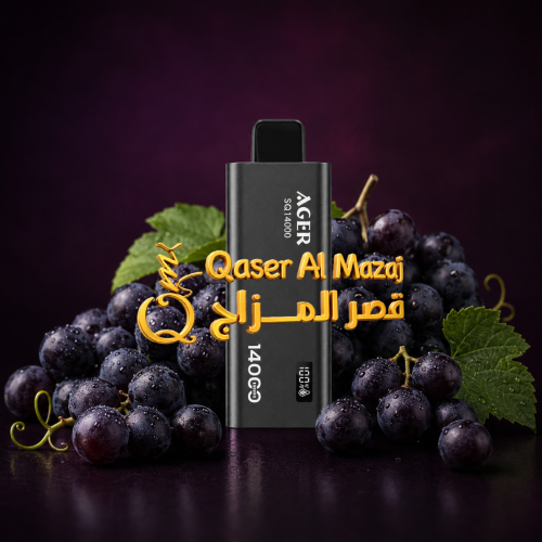 AGER SQ Black Grape 14000 Puffs Disposable