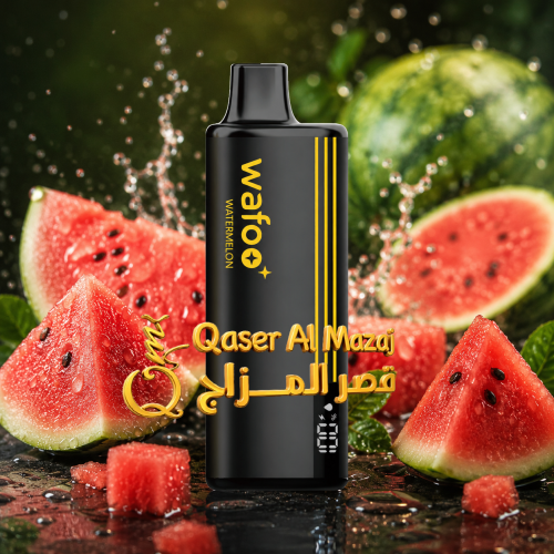 سحبة جاهزة وافو بطيخ Wafoo Watermelon 16000 Puffs...