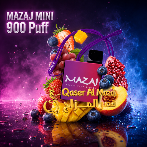 Mazaj Mini Grape Ice 900 Puffs Disposable