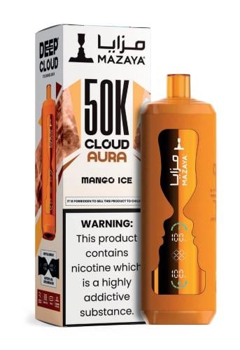 سحبة شيشة مزايا جاهزة مانجو مثلج Mazaya Cloud AURA...