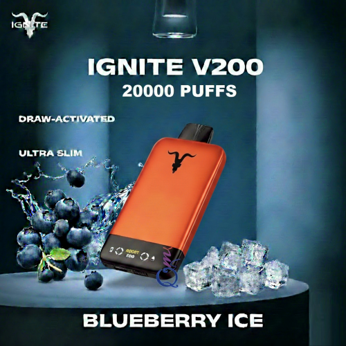 سحبة جاهزة بلوبيري ايس IGNITE Ultra Slim V200 Blue...