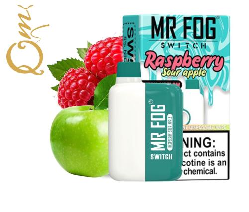 سحبة مستر فوج جاهزة توت أحمر تفاح حامض MR FOG Swit...