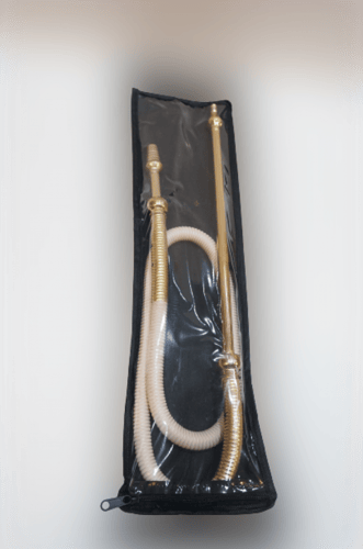 لي قصر المزاج مبسم نحاس & جراب لي