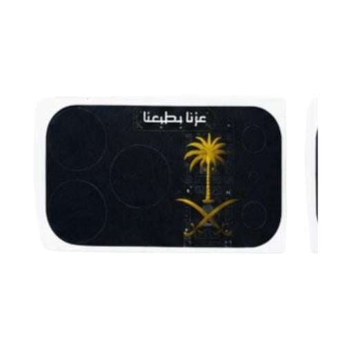 ملصق - عزنا بطبعنا سيفين ونخلة لحماية ارضية كامرة...