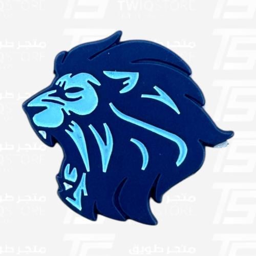 اسد باللون الازرق