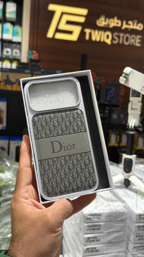 ديور - كفر Dior للايفون ١٧ بروماكس/١٧ برو رمادي