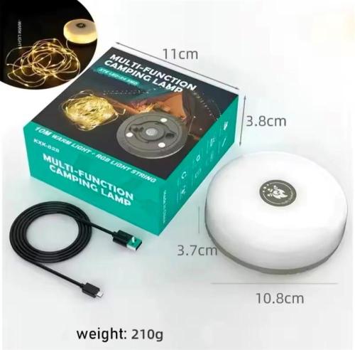 عقد لمبات ببطارية قابلة للشحن عقد اضاءة للتخييم وا...