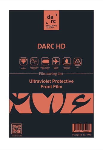 دارك - حماية الشاشة شفاف مع اداة مساعدة للتركيب