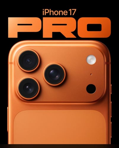 ابل ايفون 17 برو ، 256 جيجا، 6.3 إنش ، برتقالي كون...